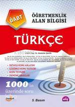Öğretmenlik Alan Bilgisi Türkçe; 17 Nisan 2013 Tarihli ÖSYM Açıklamasına Uygun