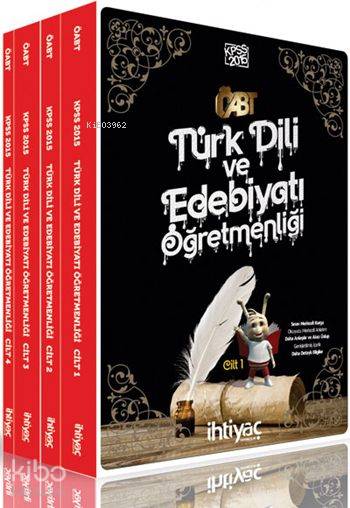 KPSS ÖABT Türk Dili ve Edebiyatı Öğretmenliği Konu Anlatımlı Modüler Set; 4 Kitap Takım, 2015