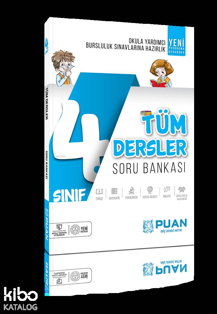 Puan Yayınları 4. Sınıf Tüm Dersler Soru Bankası Puan 