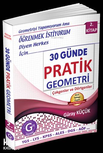  Gür Yayınları 30 Günde Pratik Geometri 2 Kitap Gür | Gür Yayınları | 9786059767637 | 