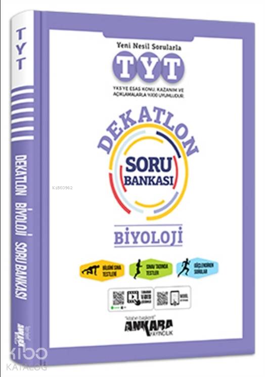  2021 TYT Dekatlon Biyoloji Soru Bankası | Kolektif | Ankara Yayıncılık (Hazırlık) | 9786052662588 | 