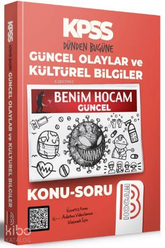 Benim Hocam Yayınları 2021 KPSS Dünden Bugüne Güncel Olaylar ve Kültürel Bilgiler