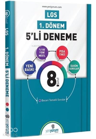 LGS 1.Dönem 5'Li Deneme 8. Sınıf