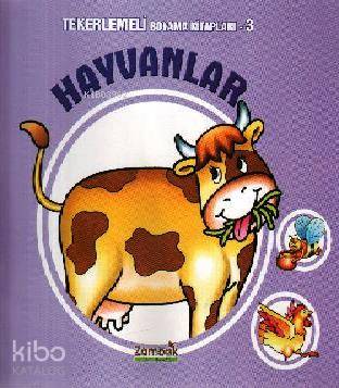 Tekerlemeli Boyama Kitapları 3 - Hayvanlar