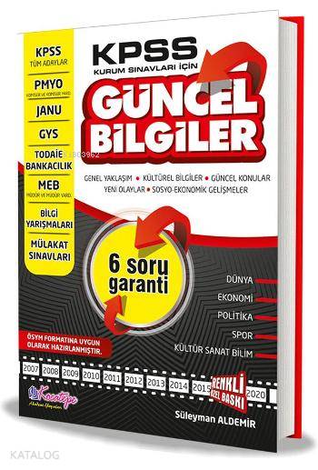 Kpss Kurum Sınavları İçin Güncel Bilgiler 2014