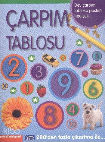  Çarpım Tablosu Poster Hediyeli | Çarpım Tablosu Poster Hediyeli | Kübra Havva Kabatürk | Parıltı Yayıncılık | 9786051007526 