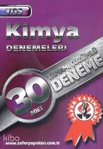 YGS Kimya Denemeleri 30 Tamamı Çözümlü Deneme