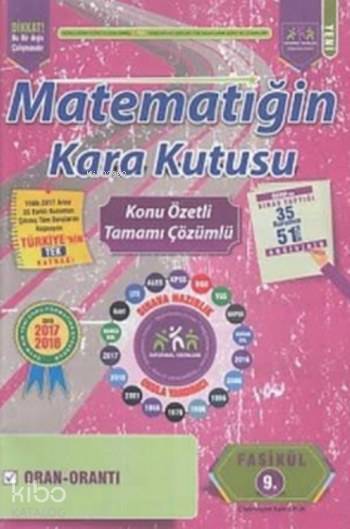 Matematiğin Kara Kutusu Konu Özetli Tamamı Çözümlü 9. Fasikül