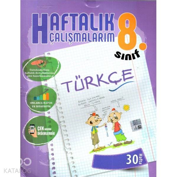 8. Sınıf Haftalık Çalışmalarım Türkçe