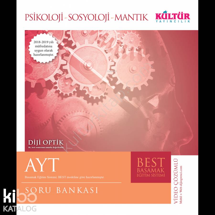 Kültür Yayınları AYT Psikoloji-Sosyoloji-Mantık BEST Soru Bankası Kültür 
