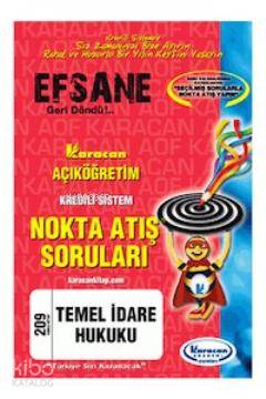 1. Sınıf Temel İdare Hukuku Nokta Atış Sorular