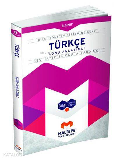 8.Sınıf Türkçe Konu Anlatımlı Okula Yardımcı