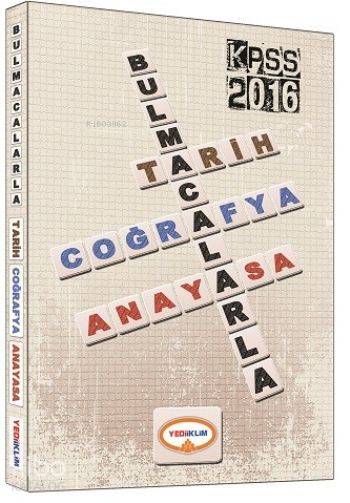 Yediiklim KPSS Bulmacalarla Tarih Coğrafya Anayasa 2016