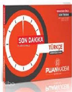 2016 KPSS Türkçe Son Dakika Ders Notları