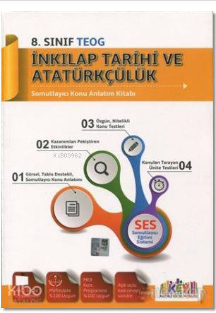 8. Sınıf İnkılap Tarihi ve Atatürkçülük Somutlayıcı Konu Anlatım Kitabı; Açık Uçlu Kısa Cevaplı Sorular