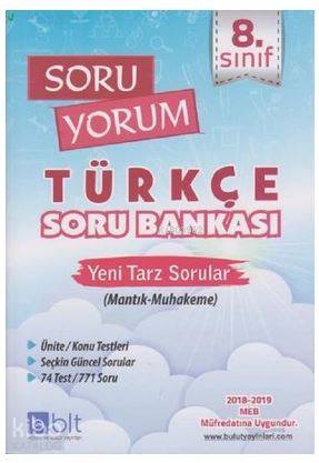  Bulut Yayınları 8 Sınıf Türkçe Soru Bankası Bulut | Bulut Yayınları 8 Sınıf Türkçe Soru Bankası Bulut | Kolektif | Bulut Eğitim ve Kültür Yayınları | 9789752461765 