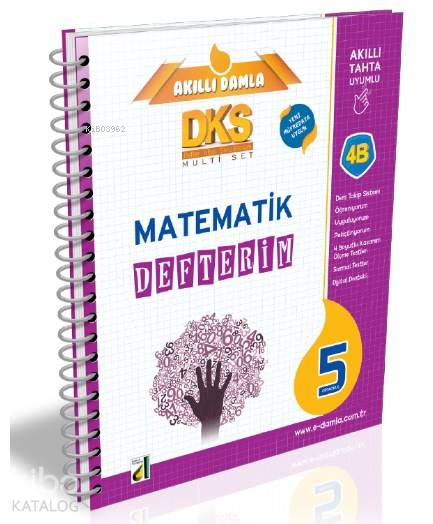  DKS 4B Matematik Defterim 5 Sınıf | Abdullah Coşkun | Damla Yayınevi | 9786051746234 | 