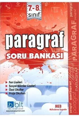  78 Sınıf Paragraf Soru Bankası | 78 Sınıf Paragraf Soru Bankası | Kolektif | Bulut Eğitim ve Kültür Yayınları | 9786057930101 
