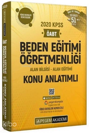 2020 ÖABT Beden Eğitimi Öğretmenliği Konu Anlatımlı