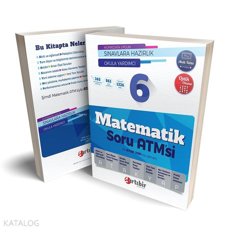 Artıbir Yayınları 6. Sınıf Matematik Soru ATM si Artıbir 