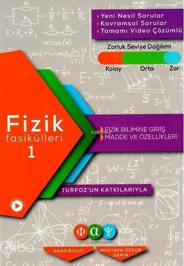 Fiziksel Alan Yayınları Fizik Fasikülleri 1 Madde ve Özellik Fiziksel Alan 