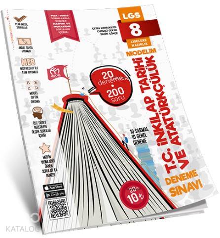 8. Sınıf TC İnkılap Tarihi ve Atatürkçülük Modelim Deneme Sınavı Model Eğitim Yayınları
