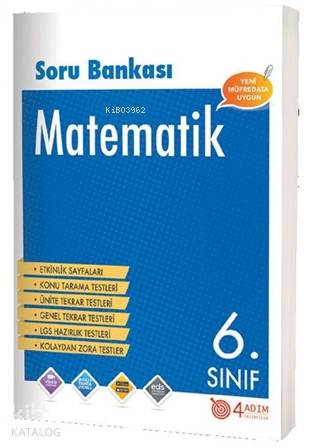 4 Adım - 6. Sınıf Matematik Soru Bankası