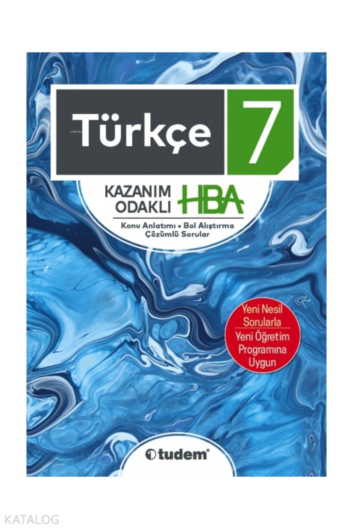 Tudem 7.Sınıf Türkçe  Kazanım Odaklı HBA
