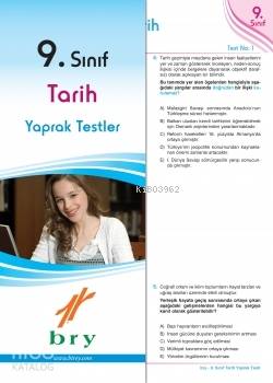 9. Sınıf Tarih Yaprak Testler