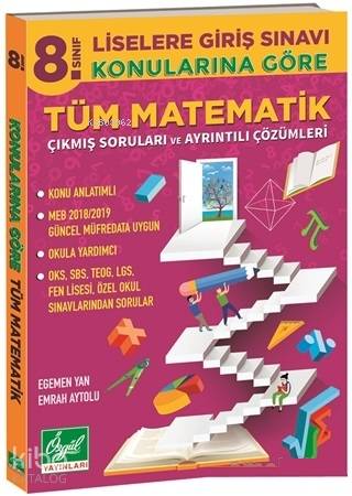 Özgül Yayınları 8. Sınıf LGS Konularına Göre Tüm Matematik Çıkmış Sorular ve Ayrıntılı Çözümleri Özgül 
