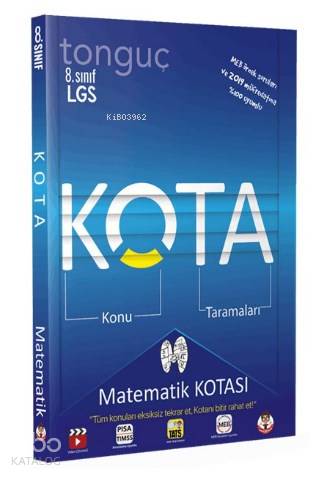 8. Sınıf LGS Kota Konu Tarama - Matematik Soru Bankası