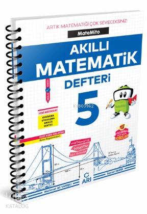 Arı Yayınları 5. Sınıf Matemito Akıllı Matematik Defteri Denemoji Deneme 2 Hediyeli Arı 