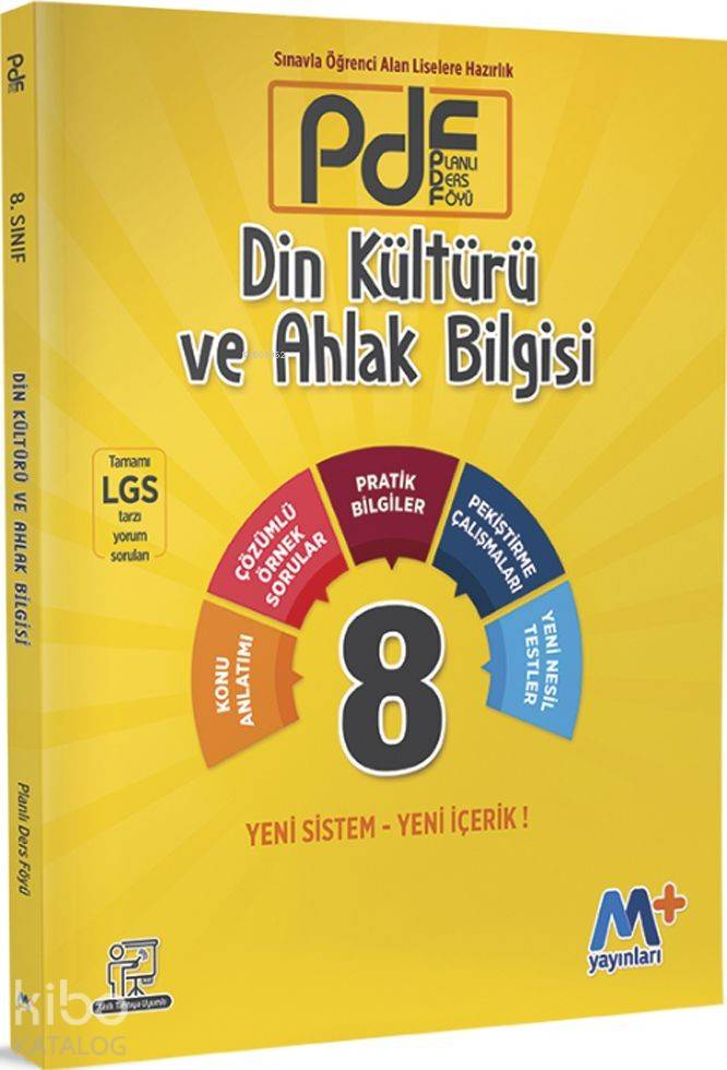 Martı Yayınları 8. Sınıf LGS Din Kültürü ve Ahlak Bilgisi PDF Planlı Ders Föyü Martı 