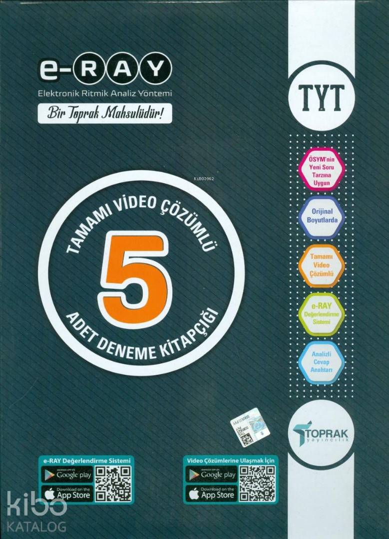 Toprak Yayınları TYT 5 li Paket Deneme Toprak 