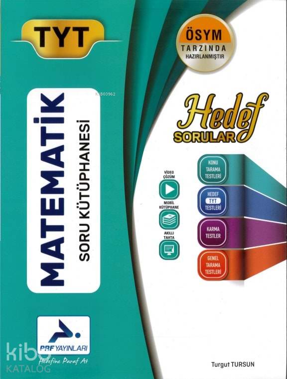 Paraf Yayınları TYT Matematik Hedef Sorular Soru Kütüphanesi Paraf 