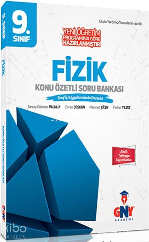 Günay Yayınları 9. Sınıf Fizik Konu Özetli Soru Bankası GNY Akademi Günay 