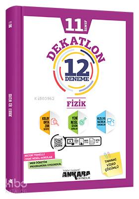  11Sınıf Dekatlon Fizik 12 Deneme | 11Sınıf Dekatlon Fizik 12 Deneme | Yakup ÖztürkÖzkan Öztürk | Ankara Yayıncılık (Hazırlık) | 9786052663394 