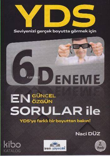 YDS 6 Deneme En Güncel Özgün Sorular İle