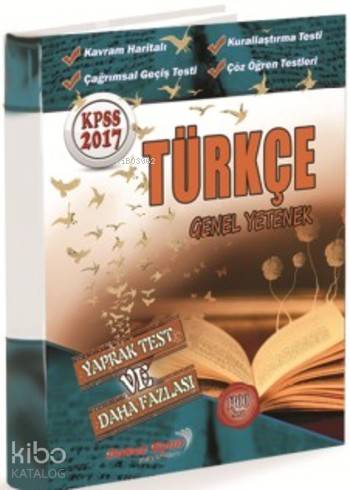 2017 KPSS Türkçe Yaprak Test; ve Daha Fazlası Fasikül