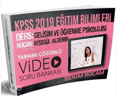 2019 Eğitim Bilimleri Gelişim ve Öğrenme Psikolojisi Video Soru Bankası Benim Hocam Yayınları