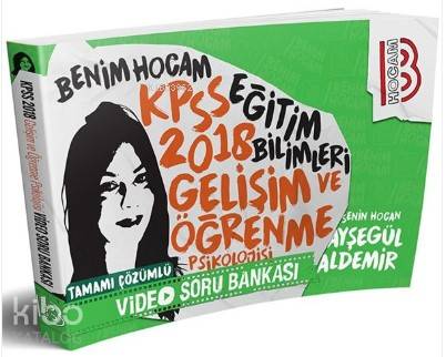 Benim Hocam 2018 KPSS Eğitim Bilimleri Gelişim ve Öğrenme Psikolojisi Video Soru Bankası