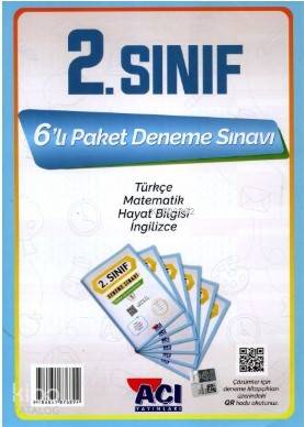Açı Yayınları 2.Sınıf 6 lı Paket Deneme Sınavı