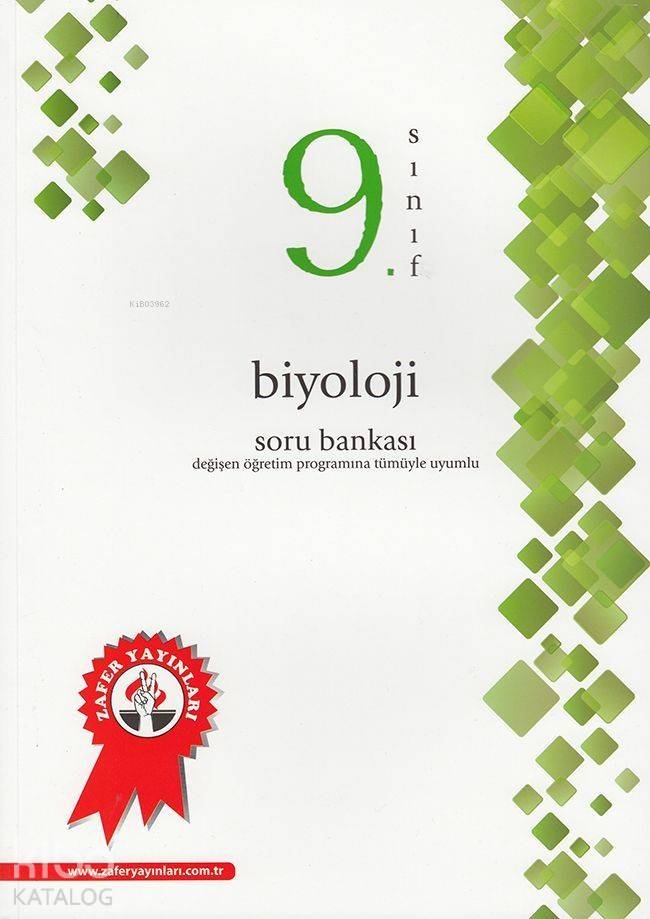 Zafer Yayınları 9. Sınıf Biyoloji Soru Bankası Zafer 
