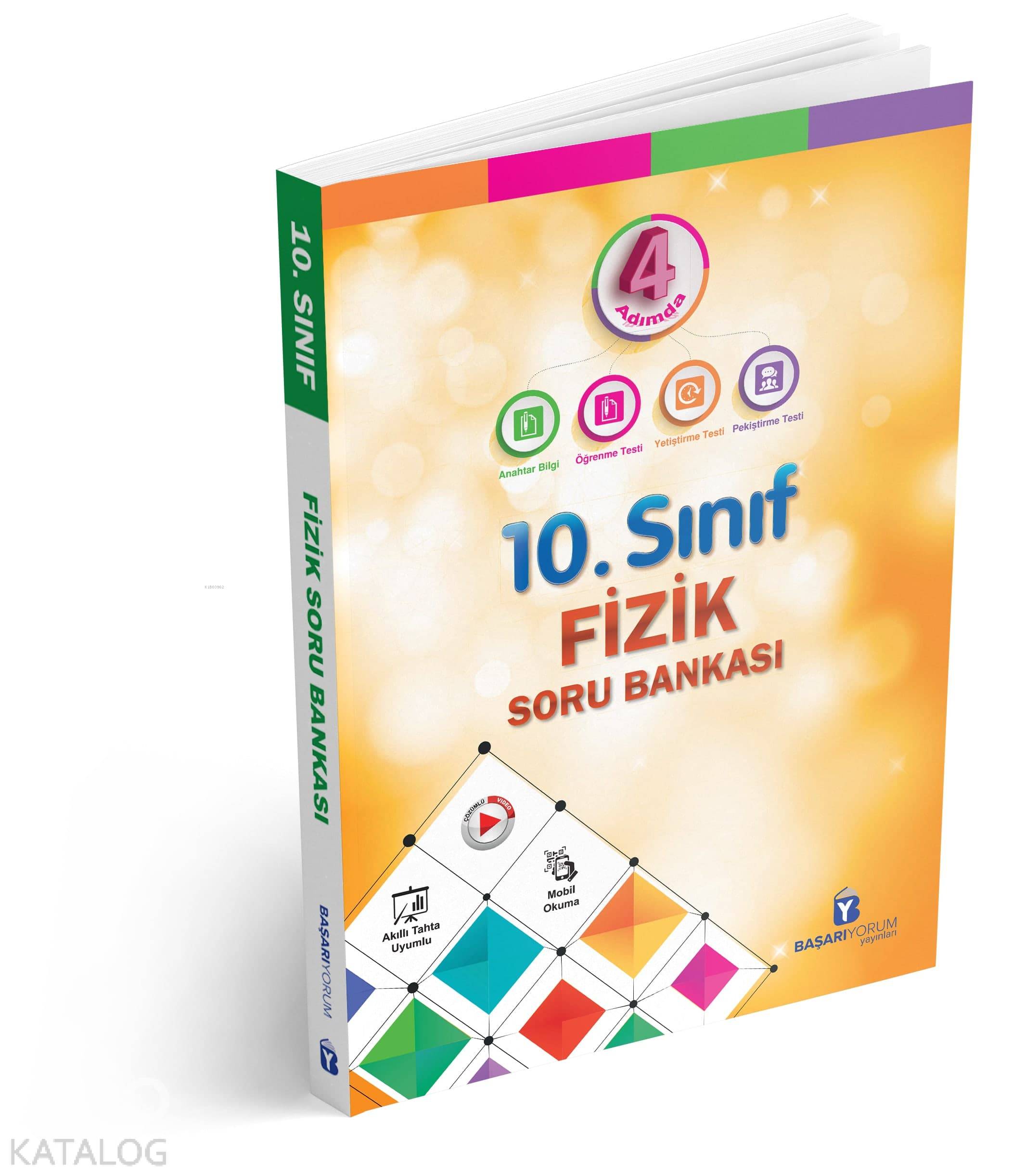Başarıyorum Yayınları 10. Sınıf 4 Adımda Fizik Soru Bankası Başarıyorum