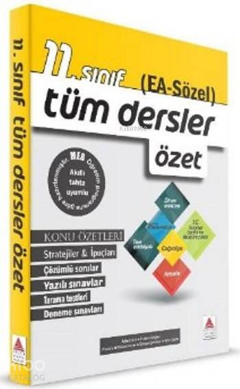 Delta Kültür Yayınları 11. Sınıf Tüm Dersler Eşit Ağırlık Özet Kitabı Delta Kültür 