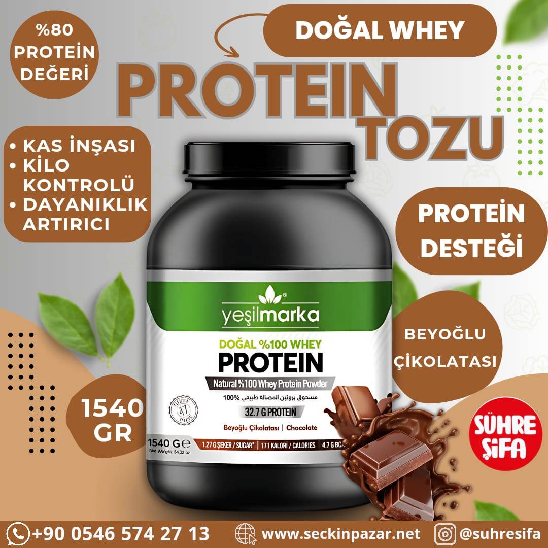 Whey Protein Tozu Beyoğlu Çikolatası - 1540gr