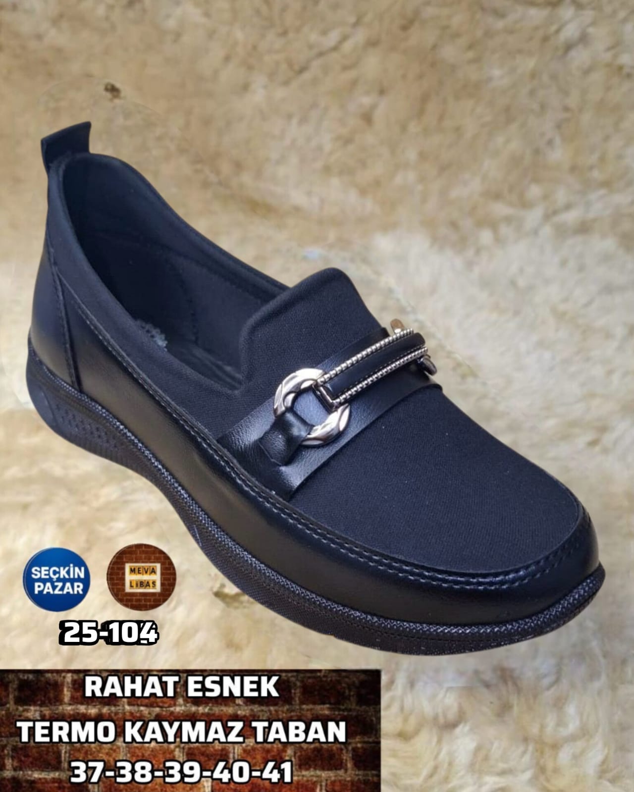  Ayakkabı Bayan Casual KOD 25 104 Siyah 39 | Neka Toptan Ayakkabı | 3999552670793 | 