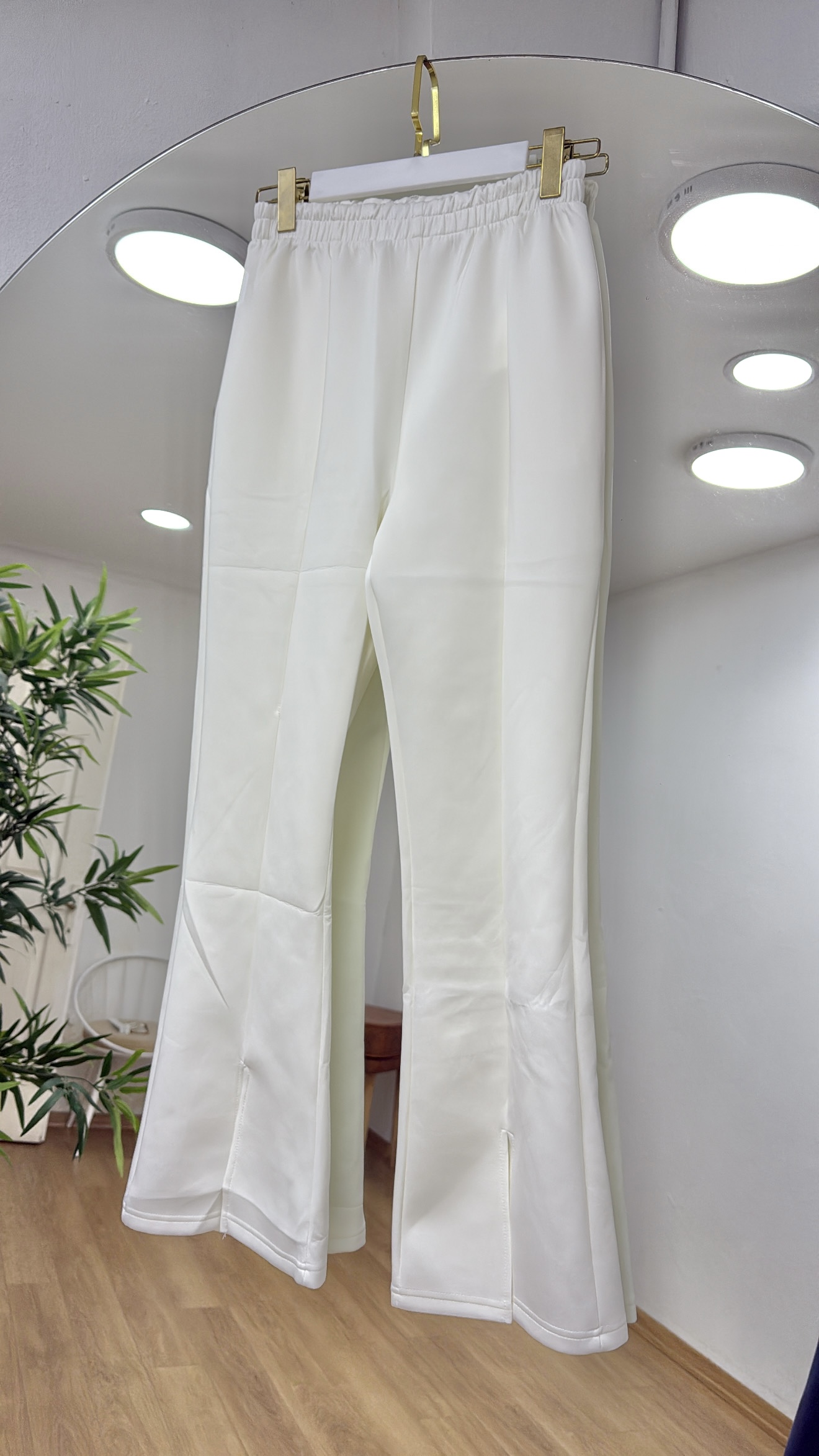  26047 PAÇA YIRTMAÇLI PANTOLON BEYAZ LXL | Pilise | 3990000012776 | 