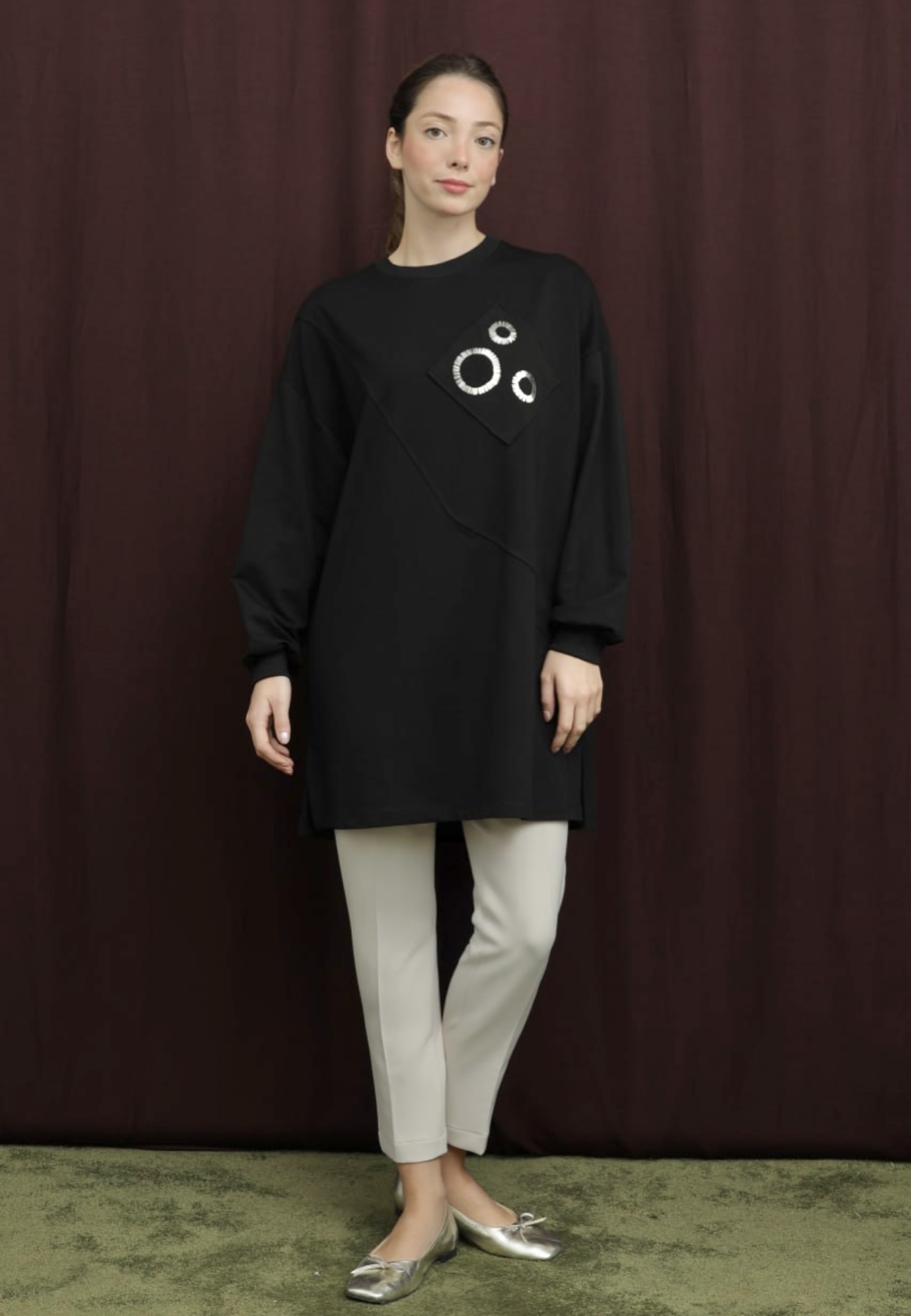  10727 TUNİK SİYAH SM | LOREEN (PUANE) | 3990000073777 | 